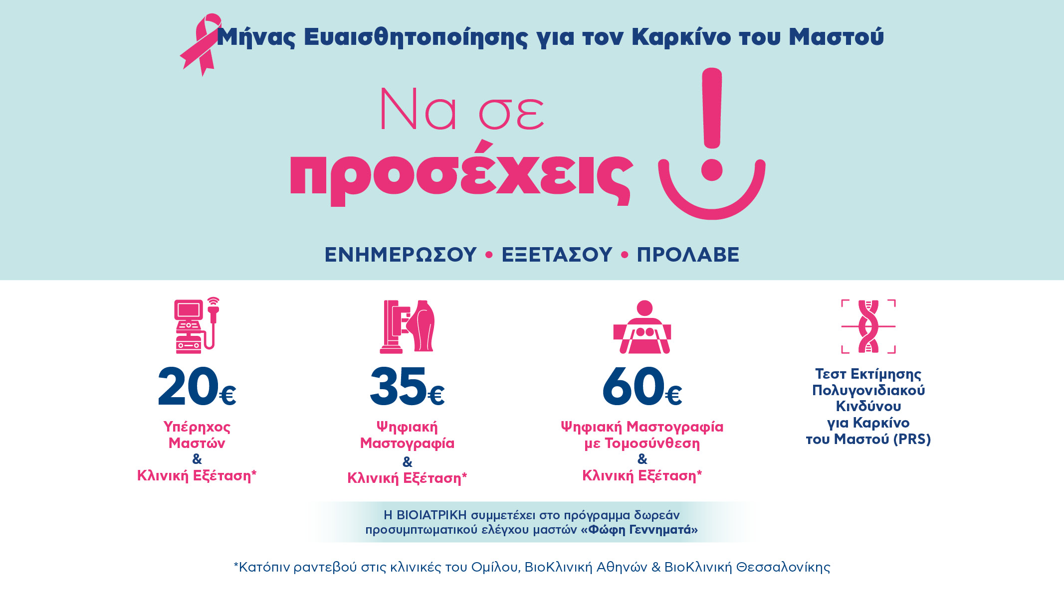 Μην αμελείς τον προληπτικό έλεγχο μαστού prevention23